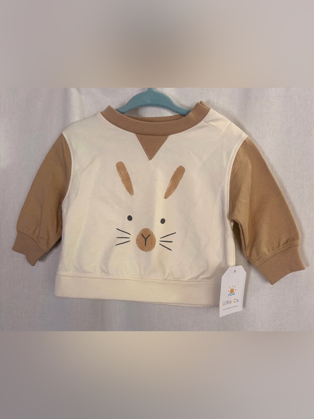 Little Co. by Lauren Conrad 3M Organic Cotton Pullover Bunny Sweater Baby Shirt
